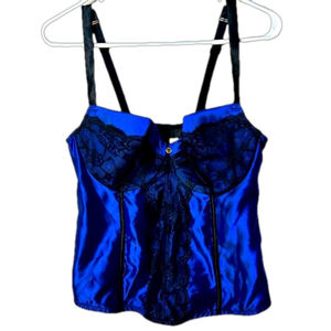 Cacique royal blue bodice Lingerie top NWT size 18/20